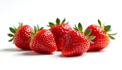 strawberry isolated on white background