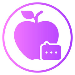 conversation gradient icon