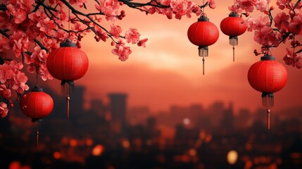 Chinese new year zodiac predictions china festive background artistic viewpoint