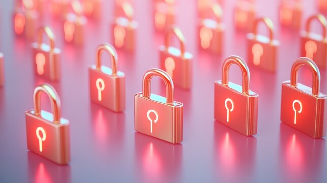 Secure Authentication Concept with Soft Light Effect