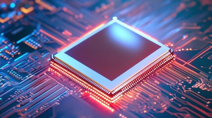 Abstract Microchip Layers in High-Resolution Lighting