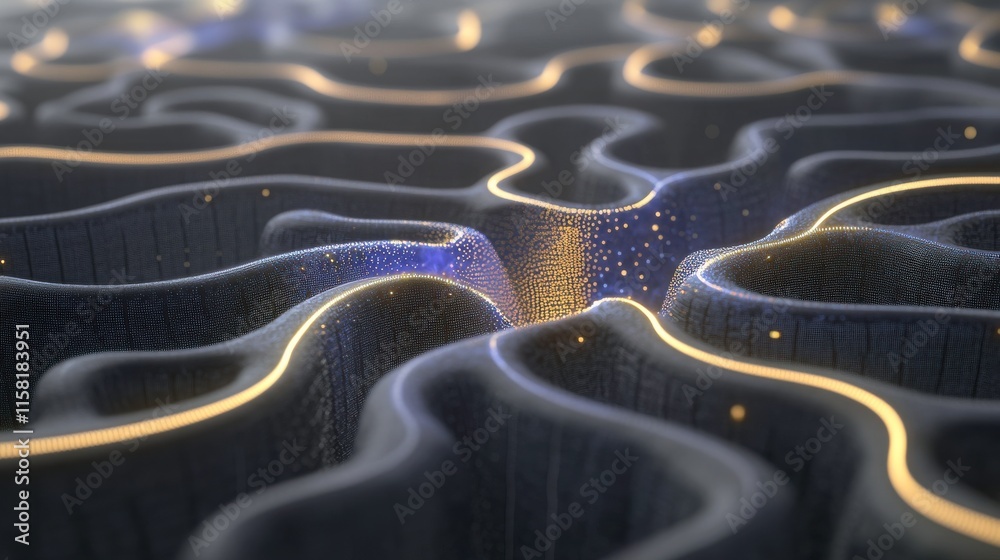 Poster Abstract Neural Network Patterns in Soft Light