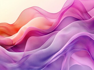 Obraz premium Abstract waves of vibrant colors in a smooth, flowing design.