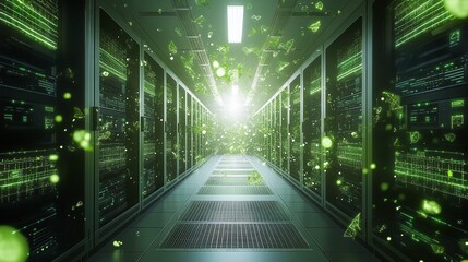 Green Energy Data Center with Eco-Friendly Elements