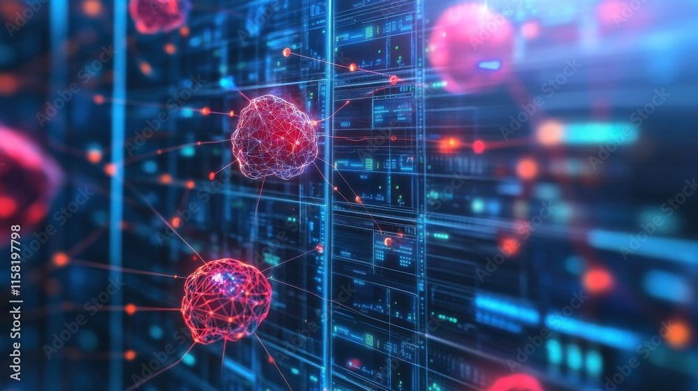 Poster machine learning visualization in server environment