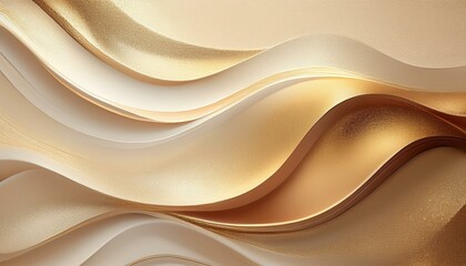 Obraz premium Champagne and Beige Elegance