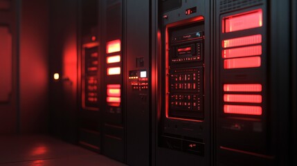 Soft Lighting Server Installation with Digital Assembly