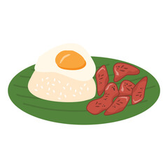Tocino is Filipino Food made from Chicken Fillet Marinated