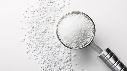 Fototapeta premium Sugar Shaker for Even Dispensing - Isolated on White Background