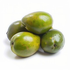 Obraz premium Passion fruit isolated on the white background. Clipping Path.