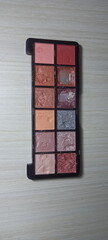 eye shadow that has been used
