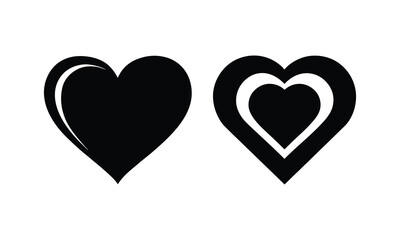 Celebrating Love Heart Icons and Valentine's Day Inspirations"