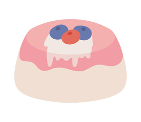 cake with berries dessert