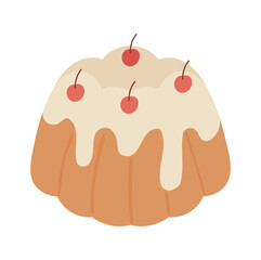 cake with fruits dessert