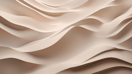 Obraz premium Creamy Wave Abstract Background 