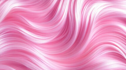 Obraz premium Soft Pink Waves with Delicate Hair Texture