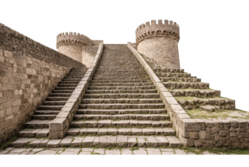 Fortification architecture archaeology staircase PNG