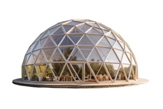 Geodesic dome PNG