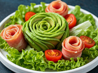 アボカド　サラダ　web素材