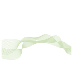 Geometric Wave Flowing Lines