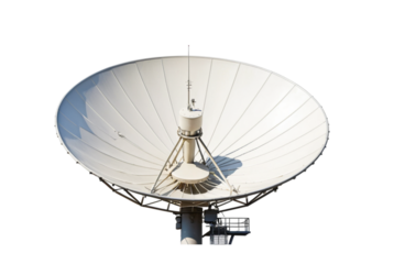 Large satellite dish antenna technology