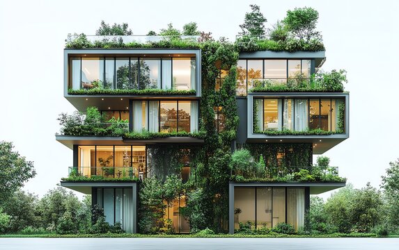 Green building with renewable energy