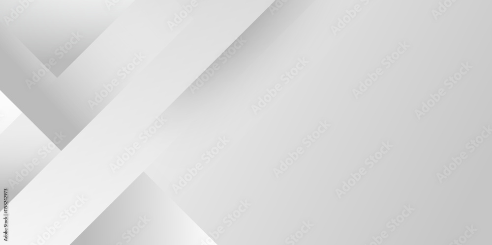 Aufkleber Elegant abstract background with grey lines with shadow. modern abstract gray line light dynamic shape composition background. Gray and white geometric background with copy space. , Modern design.	