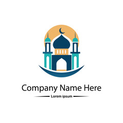Fototapeta premium Mosque logo