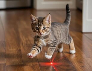 cat on the floor