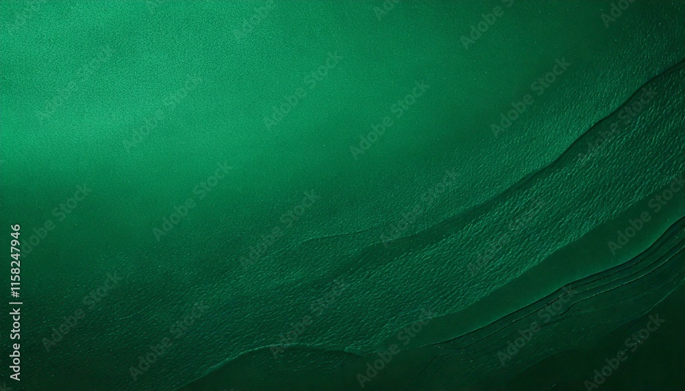 Wall mural emerald background with a subtle texture for a clean and modern look