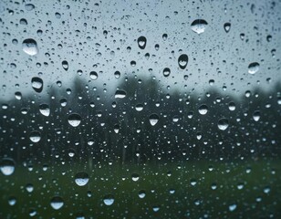 rain drops on window