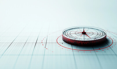 Engineering compass design technical workspace conceptual art precision measurement creative environment engineering innovation