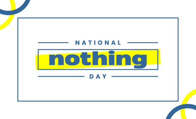National Nothing Day