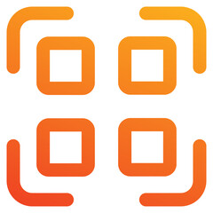 scan icon element for design