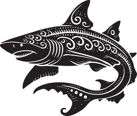 illustration of a shark