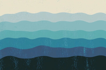 Retro Gradient Background with Grain Texture, Light to Dark Blue Transition, and Subtle Noise Pattern