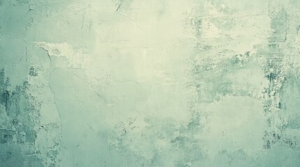 Pale green subtle texture background resembling painted surface with ample empty space for graphic design and additional images