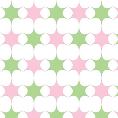 Ornament pattern design template with flower motif. decorative background in flat style