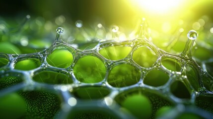 Intricate Patterns of Organic Beauty: Macro Photography of Varied Algae Designs