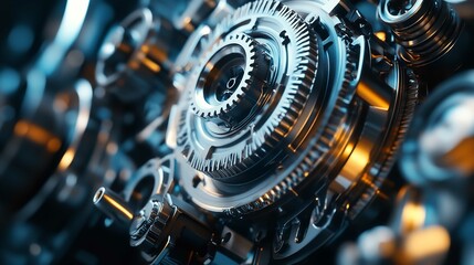 Fototapeta premium Abstract Technology Background in 16K Resolution with Ultra-Photorealistic Detail