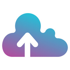 Cloud icon element for design