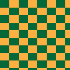 Aesthetic green and yellow checkerboard checkered gingham plaid tartan background