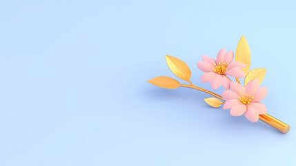 Celebrating chinese new year with spring blossoms artistic floral arrangements in a serene environment