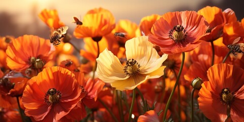 red and yellow tulips