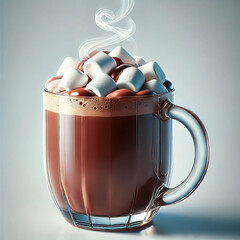Hot chocolate with marshmallows