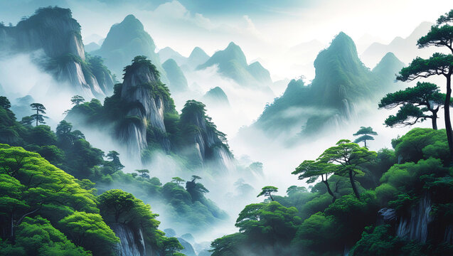 山水画 Images – Browse 1,567 Stock Photos, Vectors, and