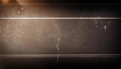 Obraz premium Blank grained strip texture background with heavy grain, dust, scratches and light leaks; for photo backdrop or banner