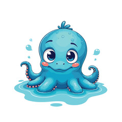 Cute Cartoon Animal Vector Illustration