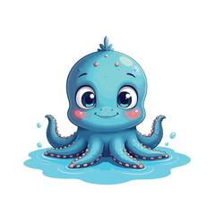 Cute Cartoon Animal Vector Illustration