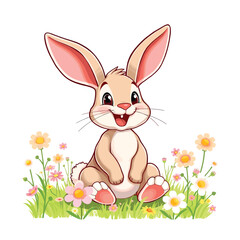 Cute Cartoon Animal Vector Illustration